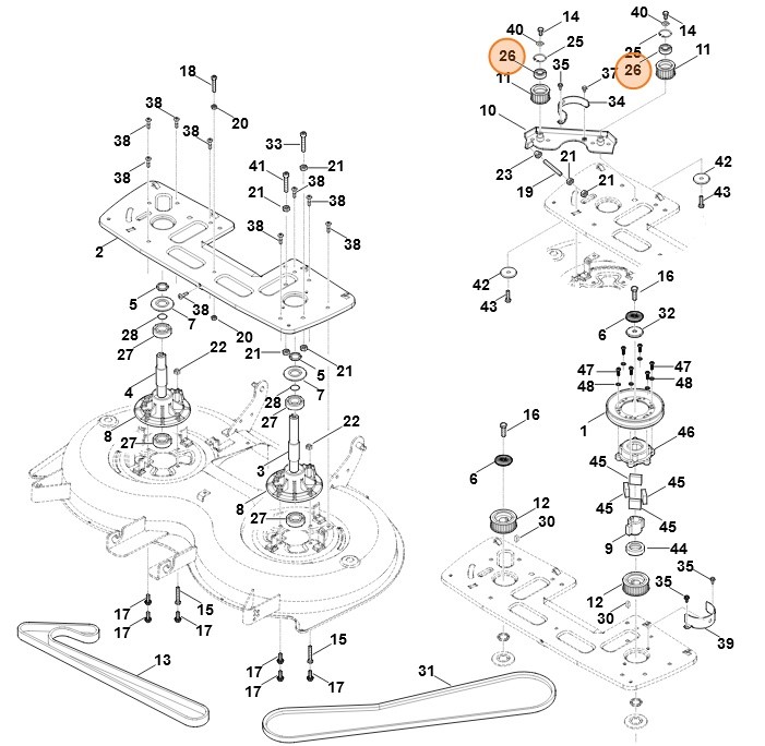 Łożysko kulkowe 6202-2RS, Stihl 95030036527