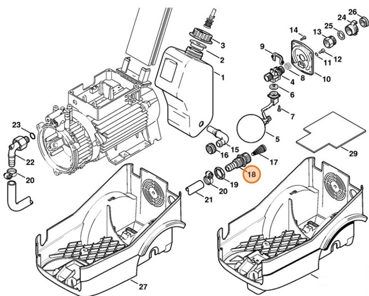 Element łączący, Stihl 47227035800