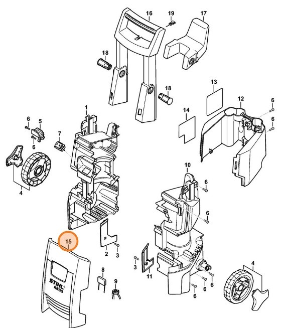 Osłona przednia, Stihl 47877905100