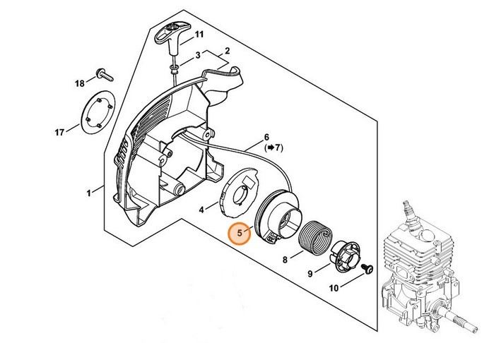 Rolka linki, Stihl 41441950401