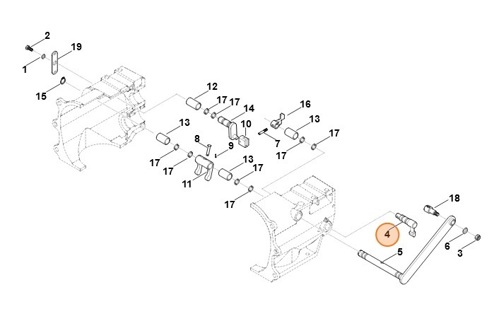 Dźwignia, Stihl 62516406400