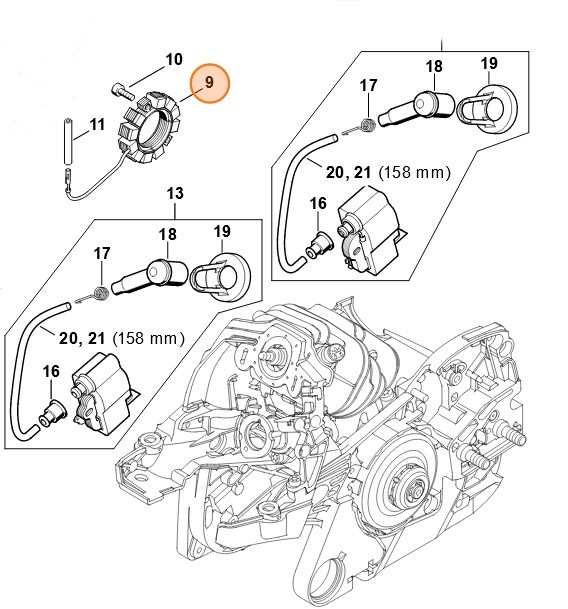 Generator, Stihl 11384043501