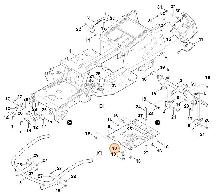 Sworzeń, Stihl 61657041820