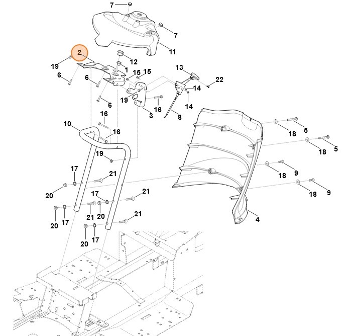Wspornik, Stihl 61707036200