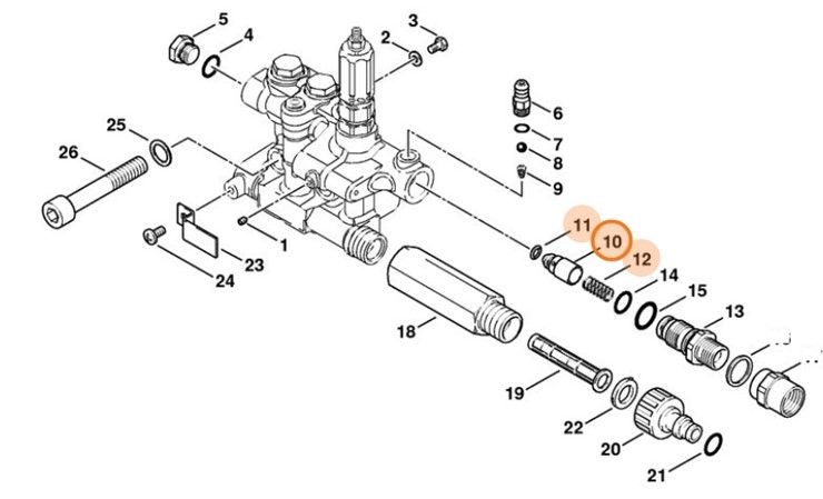 Zawór przeciwzwrotny, Stihl 47575100200