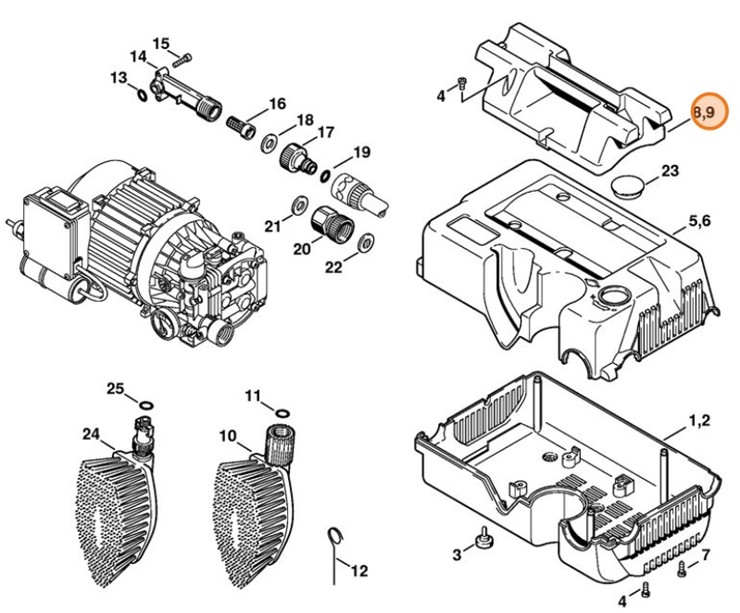 Uchwyt nośny, Stihl 47197915705