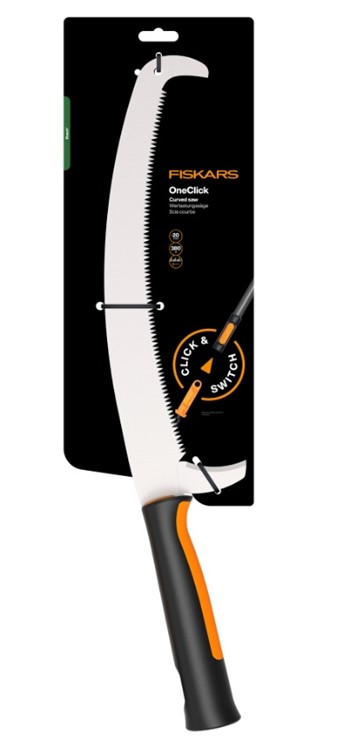 Głowica piła z hakiem do cięcia gałęzi na tyczkę OneClick, Fiskars 1080690