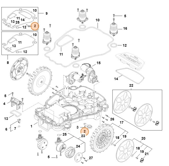 Zatyczka zamykająca, Stihl IA017085900