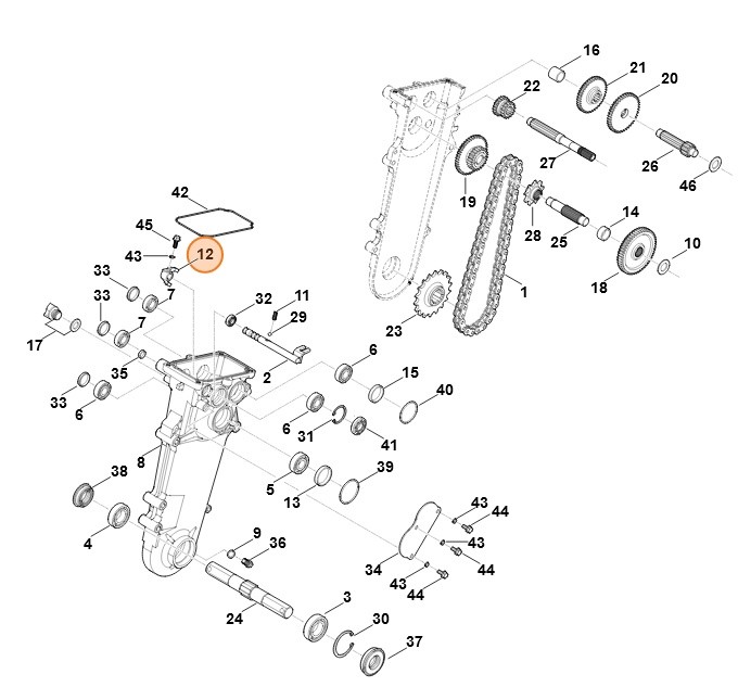Dźwignia, Stihl 62506414100