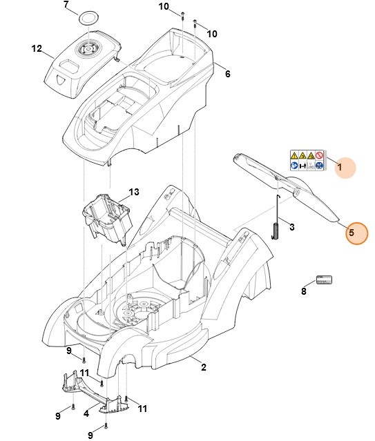 Pokrywa, Stihl 63207002717
