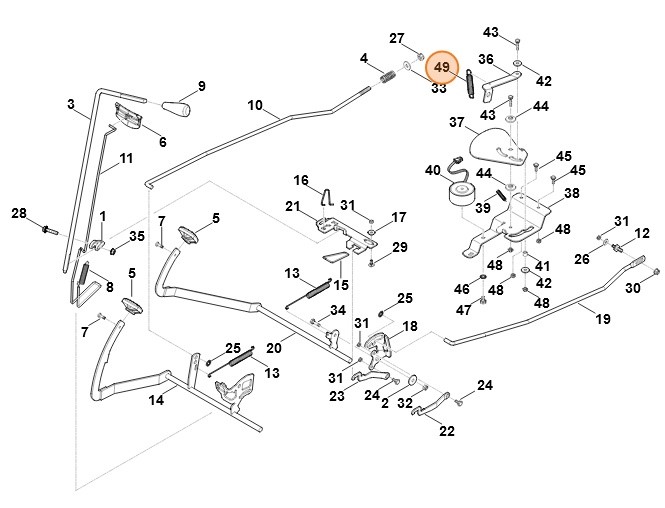 Sprężyna, Stihl 61707080800