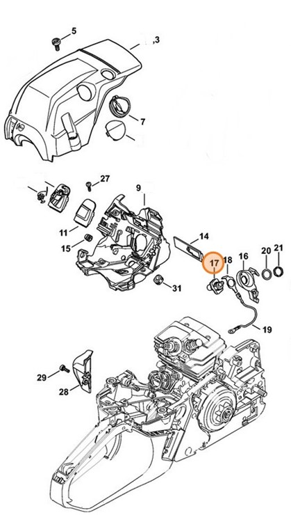 Przełącznik, Stihl 11384300502