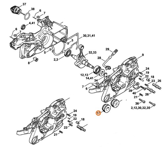 Amortyzator, Stihl 11417915908