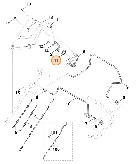 Segment ustalający Stihl 63787086200