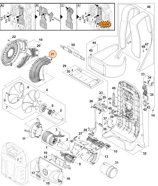 Kratka ochronna, Stihl BA037068000