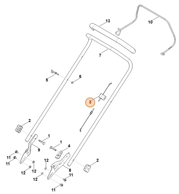 Cięgno, Stihl 63507007523