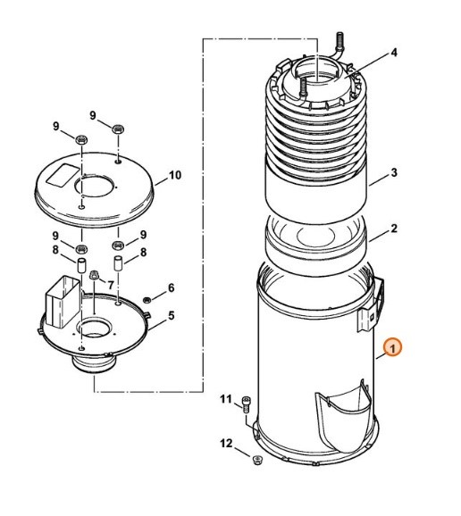 Otulina palnika, Stihl 47525200100