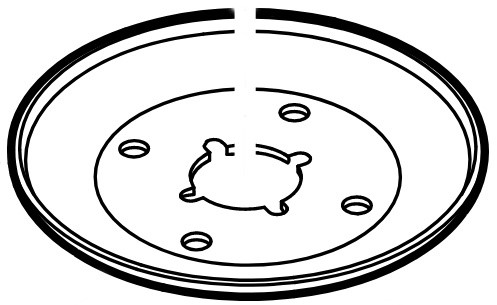 Połowa koła paska klinowego, Stihl 61607648400