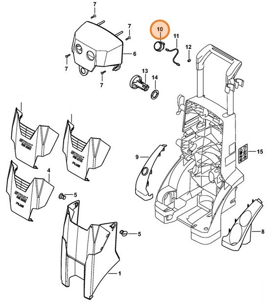 Manometr, Stihl 47885120500