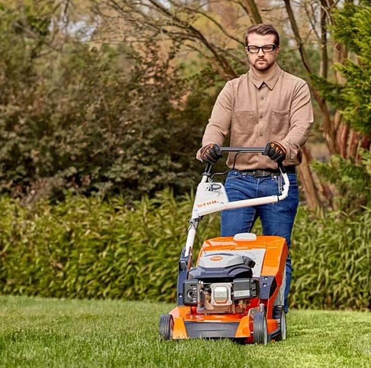 Kosiarka spalinowa z pojedynczym uchwytem i napędem Vario Stihl RM 453 V - E-Drwal WB420113415