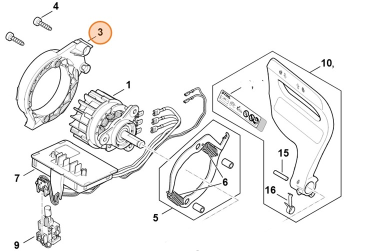 Obudowa spiralna, Stihl MA046020300