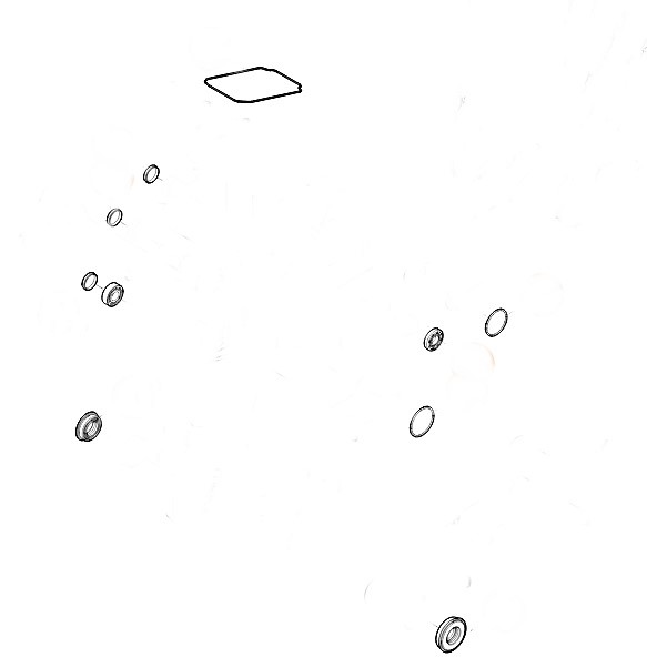 Zestaw uszczelek (przekładnia), Stihl 00040071602