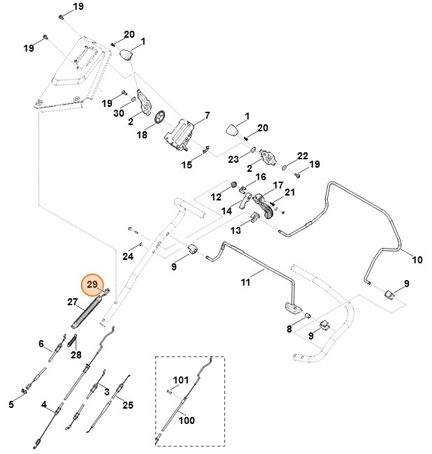 Element łączący, Stihl 63647642000