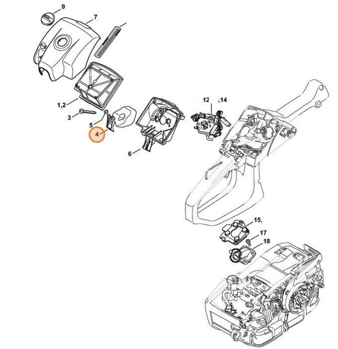 Komora udarowa, Stihl 11451204101