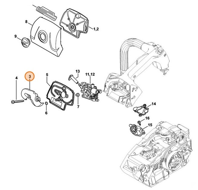 Komora udarowa, Stihl 11461216900