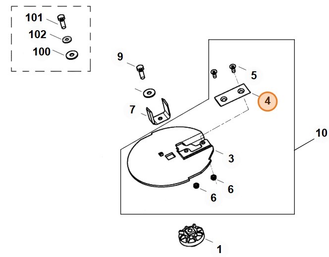 Nóż, STIHL 60087020121 