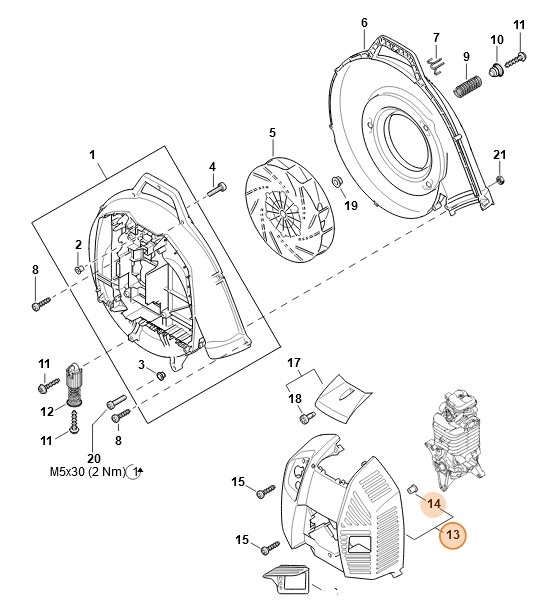 Pokrywa, Stihl 42837002100
