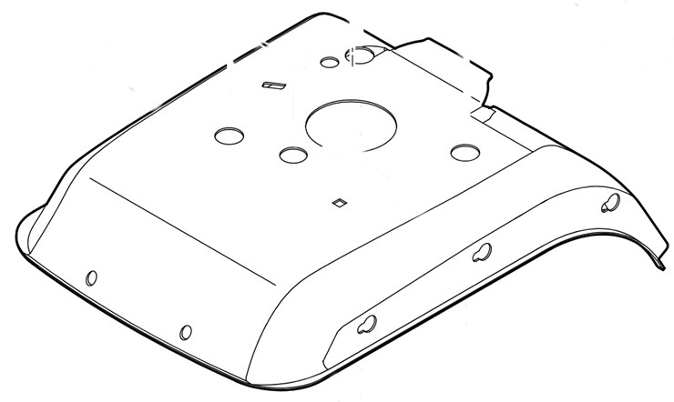 Osłona blaszana, Stihl 62417405405