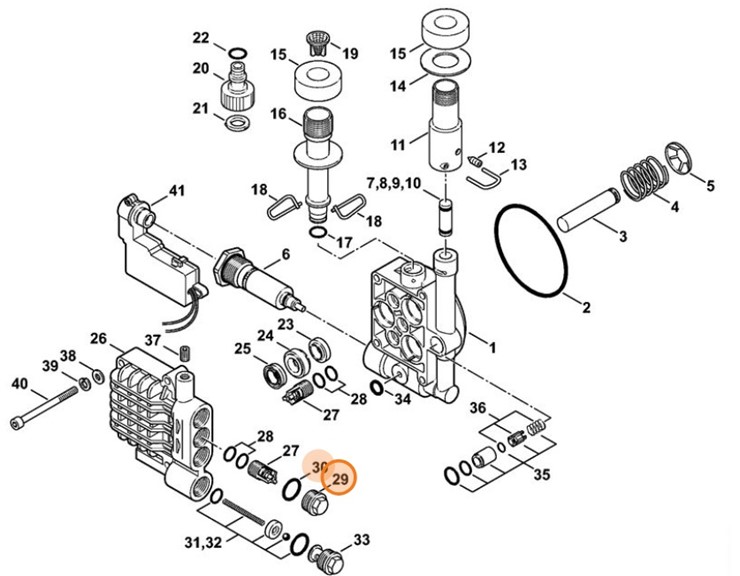 Śruba zamykająca, Stihl 47657002300