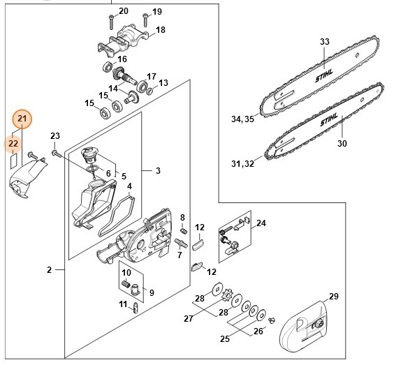 Pokrywka, Stihl 41826404300