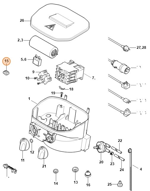 Listwa zaciskowa, Stihl 47534312900