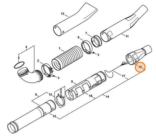 Dysza okrągła prosta, Stihl 42827086360