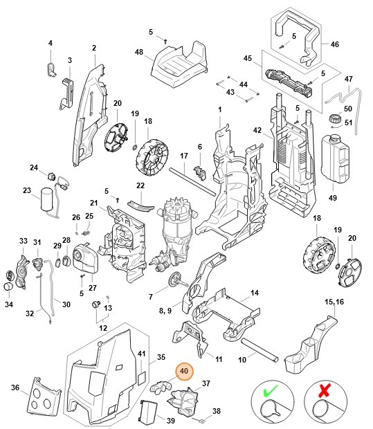 Mocowanie, Stihl RE017915400