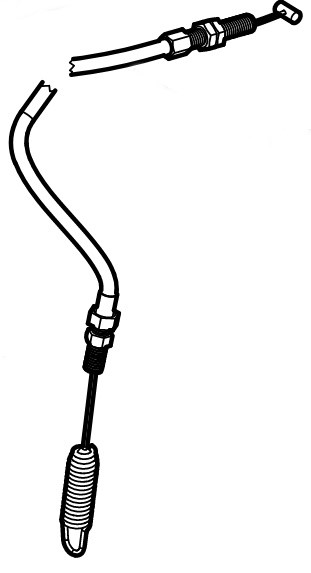 Cięgno sprzęgła, Stihl 62517109905