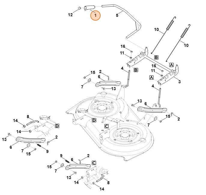 Uchwyt, Stihl 61657034100