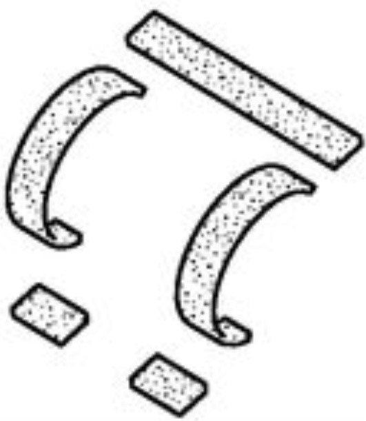 Zestaw uszczelek, Stihl 45210071600