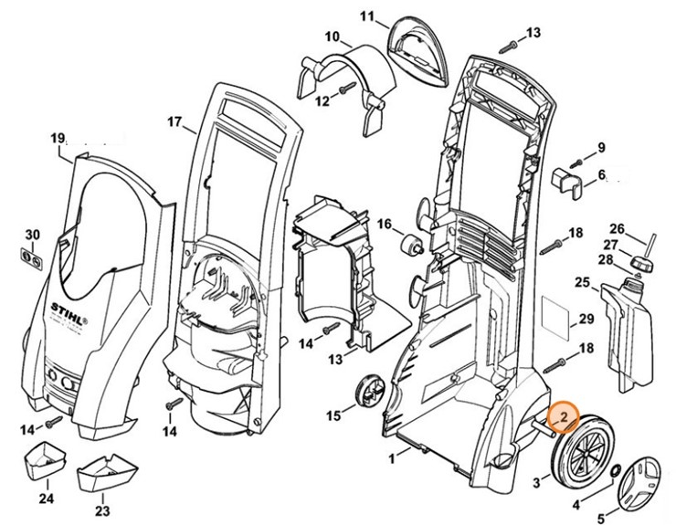Oś, Stihl 47437917000
