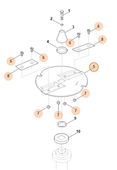 Tarcza noża, Stihl 69037005102