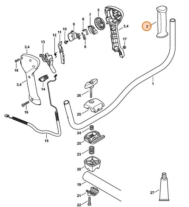 Rękojeść, Stihl 41477910302