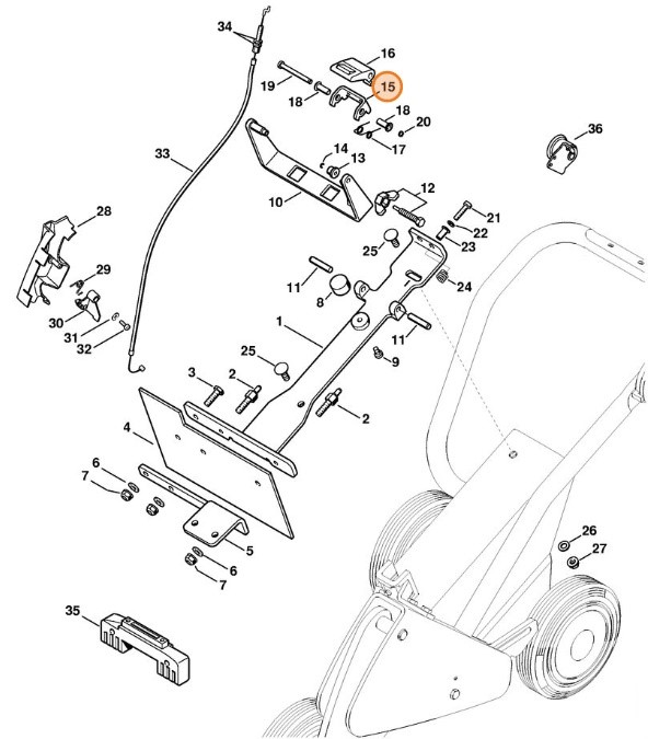 Prowadnik, Stihl 42237981900