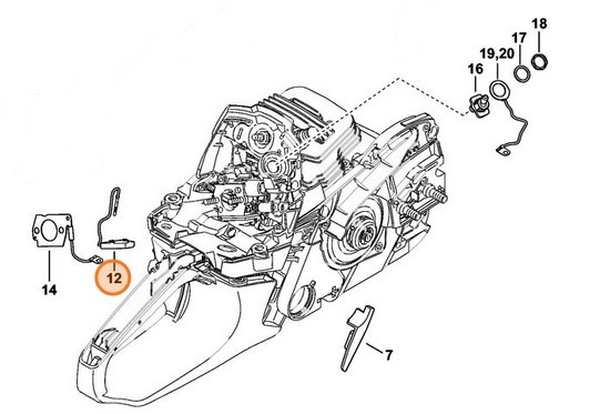 Przeciążeniowy wyłącznik termiczny, Stihl 11414300600