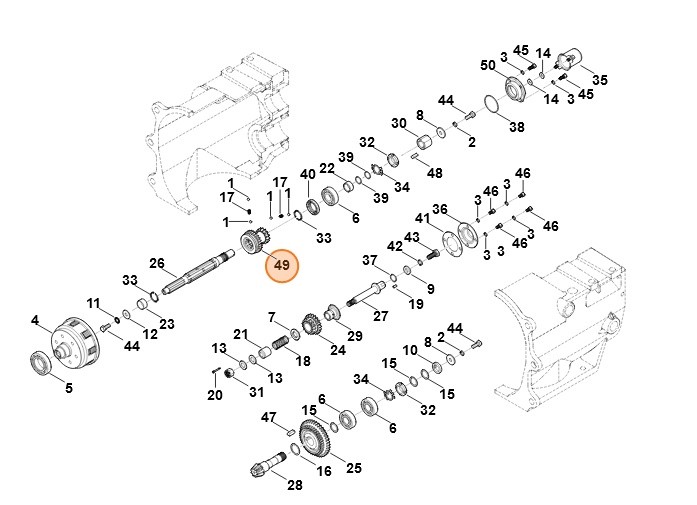 Koło zębate biegu do przodu, Stihl 62516420100