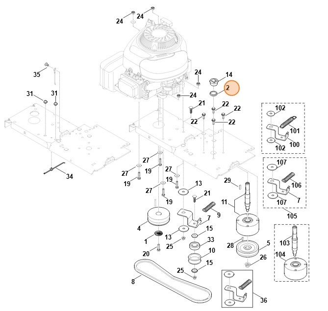 Pierścień uszczelniający, Stihl 60007092000