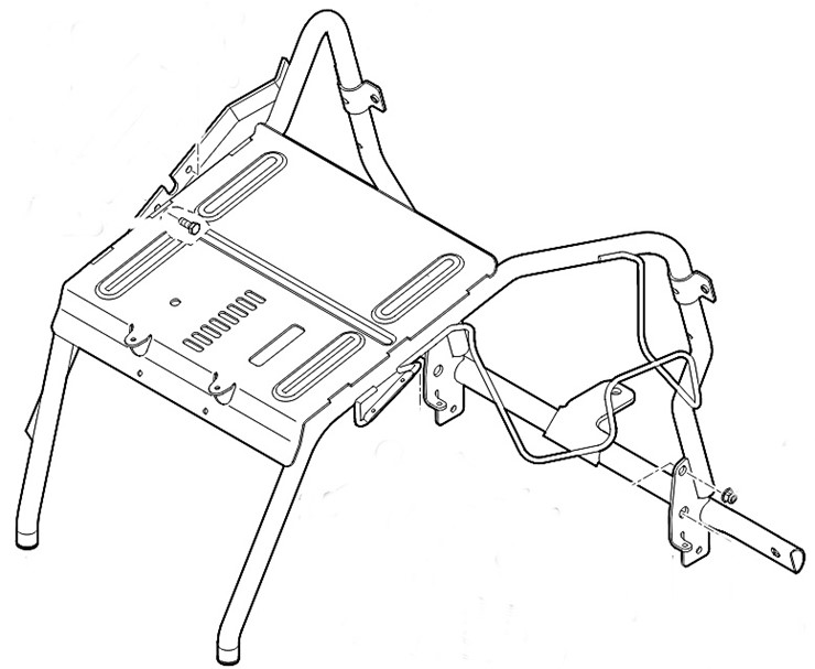 Rama, część górna, Stihl 61407003125