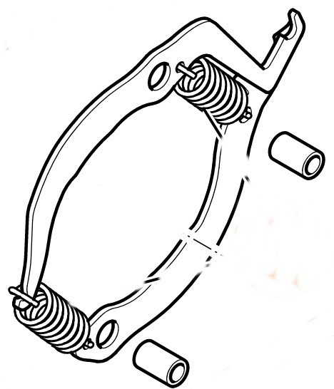 Zestaw elementów hamulca łańcucha, Stihl MA040071000