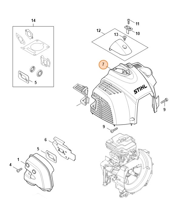 Pokrywa, Stihl 41470801612